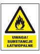 znaki ostrzegawcze dla materiałów niebezpiecznych